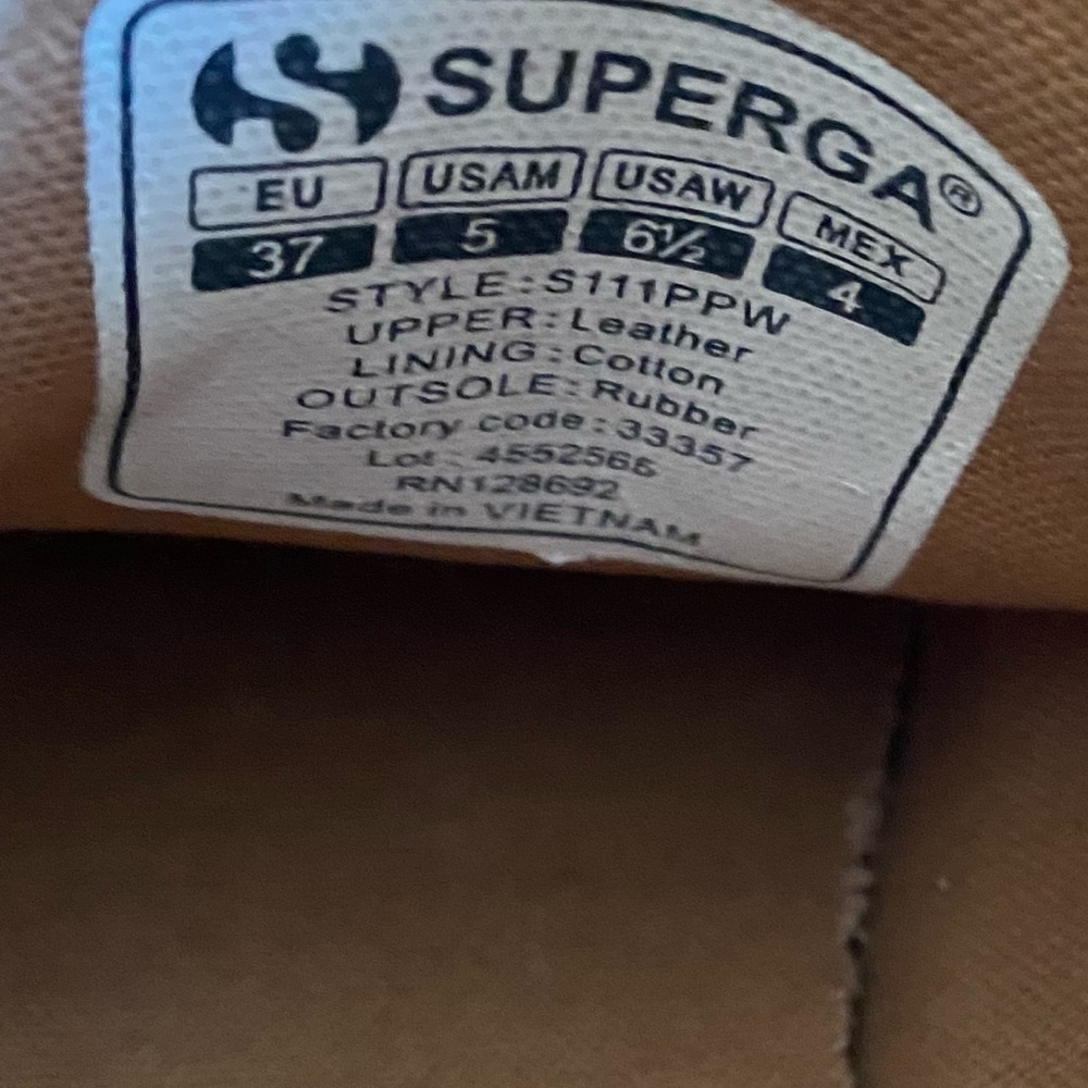 SUPERGA PLATFORM LEOPARD ESPADRILLE FLATFORM SNEAKER SIZE EU 37 / US 6.5 - Picture 14 of 16